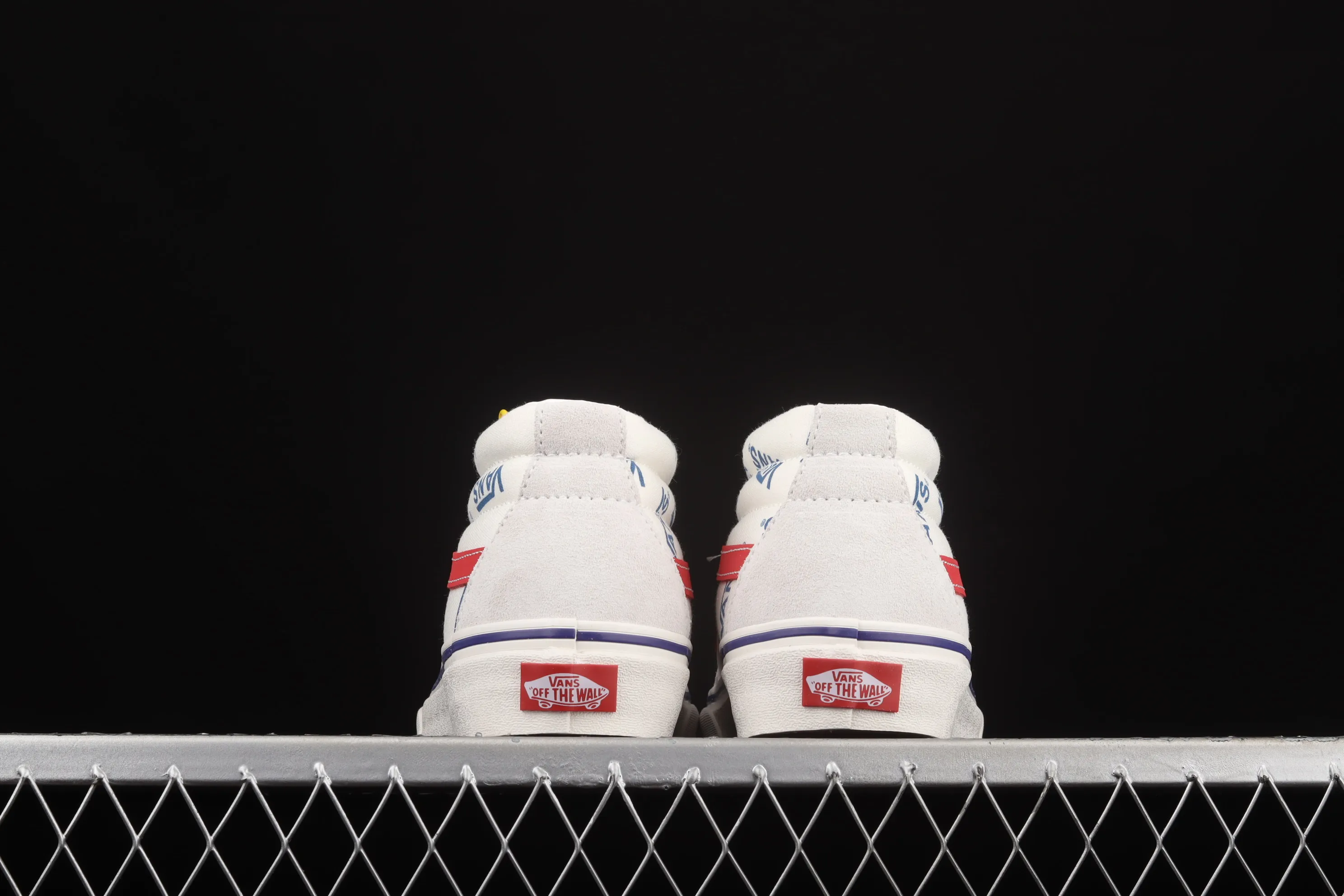 All categories Vans Vans series Vans Mid Vans China Vans Sk8-Mid Logo white full-print mid-top casual sneakers VN0A3WKT9M8